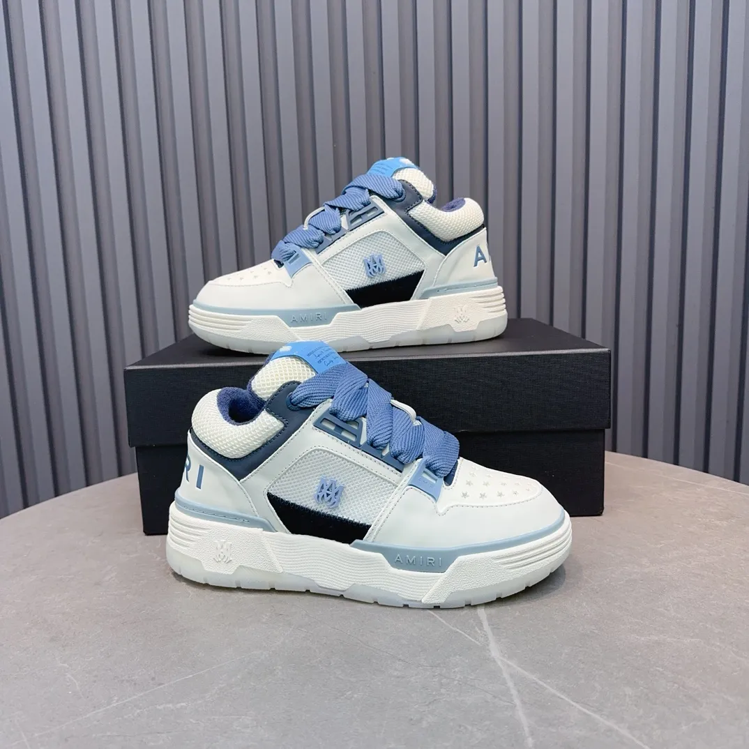 Men's shoes 💰660💰 AMIRI AMIRI trendy brand hot sale 🔥 Available all year round, couples 💑 Official website synchronization Imported fabrics 1⃣️ vs 1⃣️ replica, original factory special original sole, 35-45 (45. non-refundable)